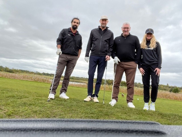 K2 Construction tee-off new partnership by raising funds for industry charity